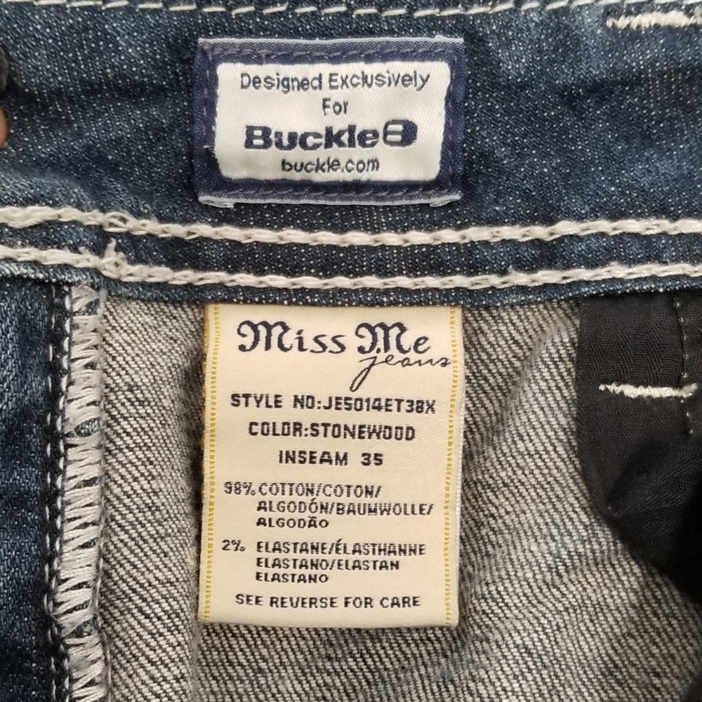 Miss Me Easy Straight Jeans JE5014ET38X - Picture 9 of 13
